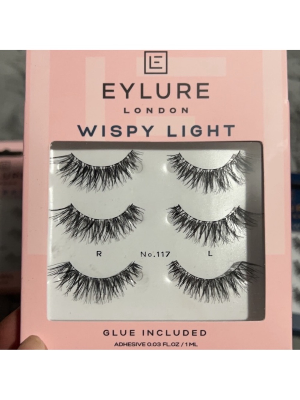 Eylure Wispy Light False Lashes in Black - Pack of 3 Pairs
